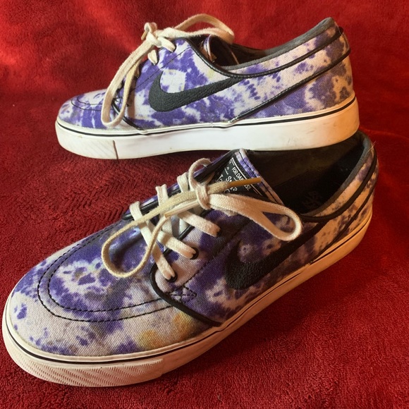 Nike SB Zoom Stefan Janoski QS Tie Dye Deep Royal Sneakers Size 7 - Picture 1 of 13